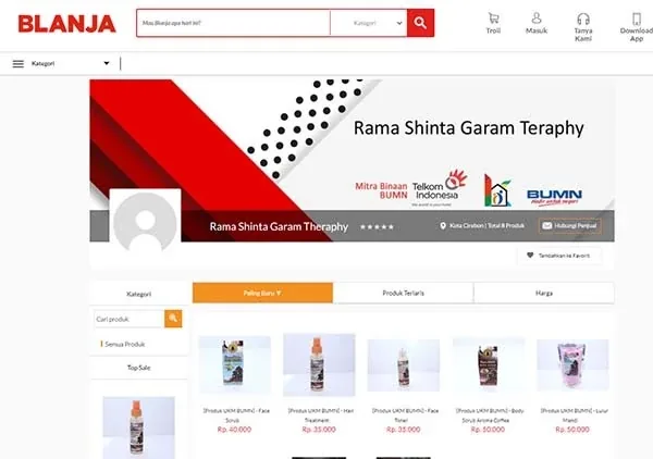 Blanja E-commerce Marketplace screenshot 2